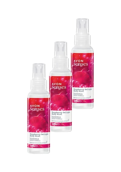 Avon Senses Raspberry Delight Vücut Spreyi 3 x 100 ML Avon Senses Raspberry Delight Vücut Spreyi 3 x 100 ML