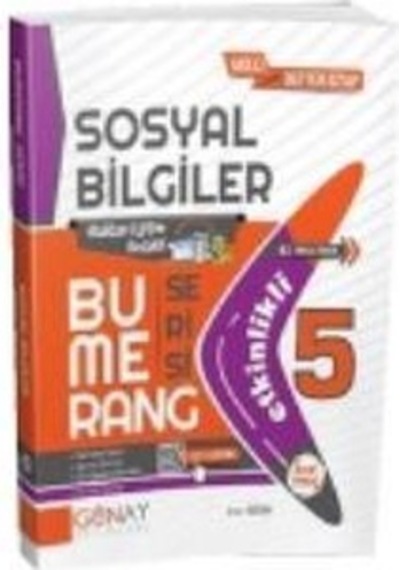 5. Sınıf Sosyal Bilimler Bumerang Konu Anlatımlı Günay Yayınları