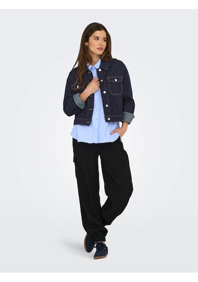 Only Onllumi Kadın Denim Ceket 15339977 Mavi