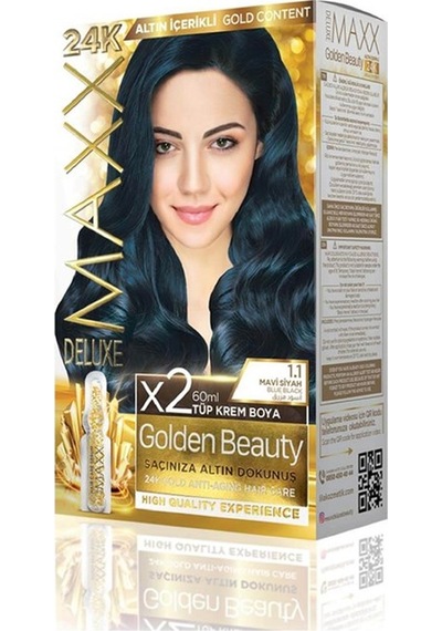 Maxx Deluxe Set Boya Golden Altın Içerikli 1.1 Mavi Siyah (530345276)