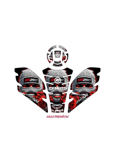 Cfmoto 250 Sr Uyumlu Tank Pad Seti Çok Renkli 40855764