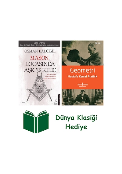 Mason Locasında Aşk Ve Kılıç + Geometri + Dünya Klasiği Hediye