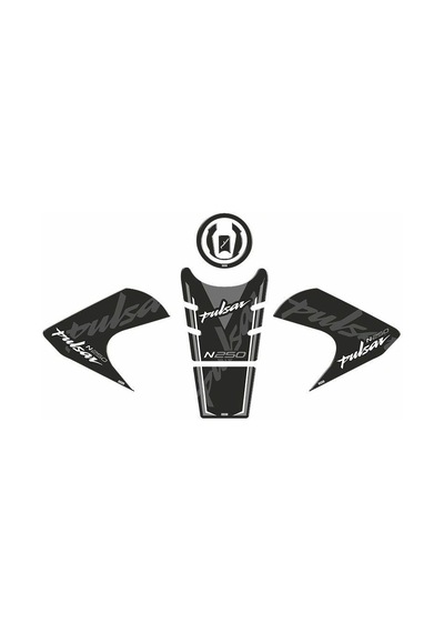 Bajaj Pulsar N250 2022 - 2024 Uyumlu Tank Pad Set 006 Çok Renkli
