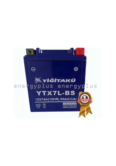 12 V 7 Ah-amper Yiğit Akü Ytx7l Bs Motosiklet Aküsü 2022