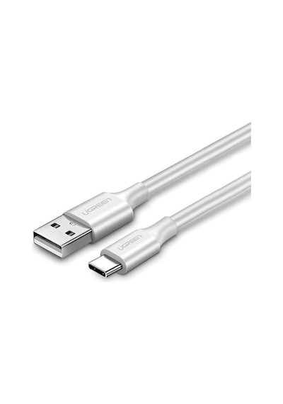 Ugreen Type-C Usb 2.0 Data Ve Şarj Kablosu (Beyaz) 1 Metre