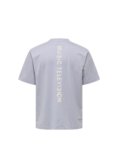 Only Erkek O Yaka T-shirt 22029523 Mavi 