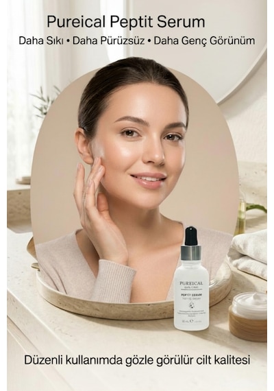Pureical Peptit Serum, Kırışıklık Karşıtı, Anti Aging Cilt Sıkılaştırıcı Serum30 Ml