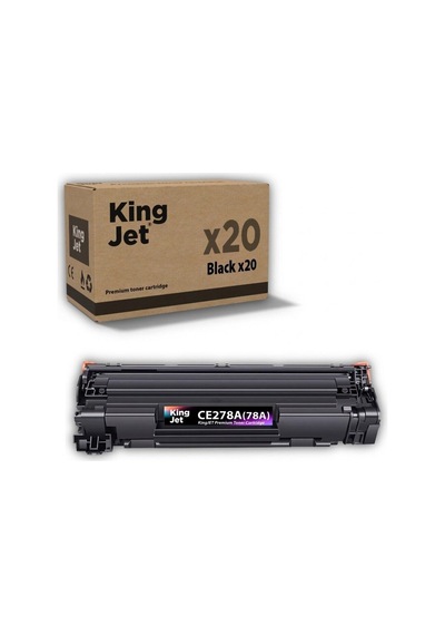 Kingjet Hp Uyumlu Ce278a Standart Kapasiteli 20'li Paket Çipli Uyumlu  Toner Laserjet Pro M1536dnf