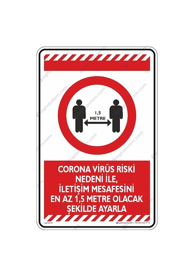 Virüs Riski Ile Iletişim Mesafesini 1,5Mt. Olacak Şekilde Ayarla