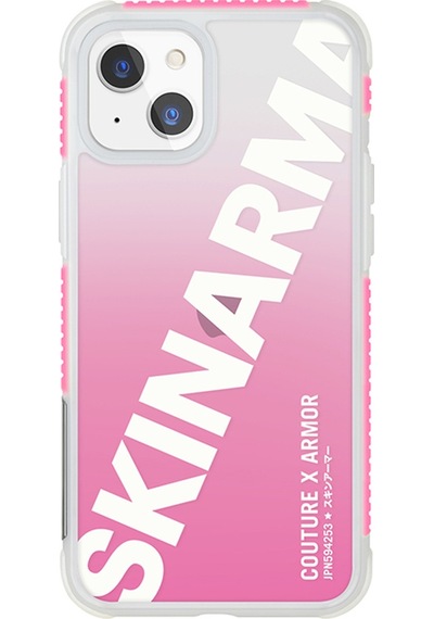 Apple iPhone 13 Uyumlu Kılıf Skinarma Şeffaf Airbag Tasarımlı Keisha Kapak Pembe