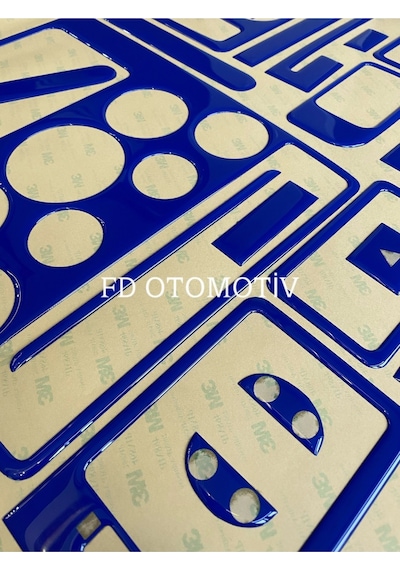 Ford Connect 2002 - 2006 Torpido, Konsol, Trim, Göğüs Kaplama Seti Mavi Renk