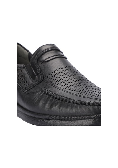 Forelli 32618-H Anatomik Erkek Ayakkabı Siyah Taba