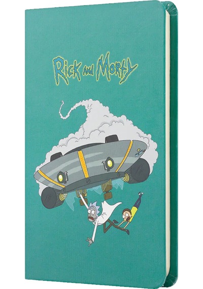 Mabbels Sert Kapak Lastikli Mini Defter Rick And Morty Turkuaz 80 Yp 9x14 Dft-388364 Çok Renkli