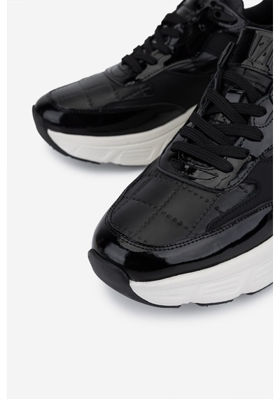 Valmenti Erkek Hakiki Deri Siyah Sneakers & Spor Ayakkabı 381 22020 Erk Ayk Sk25-26 Sıyah/prst Siyah