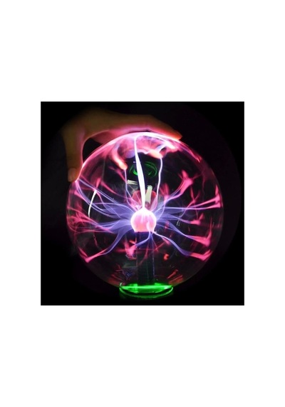 Büyük Boy Plazma Küresi Tesla Plazma Lambası 25x14.5 Cm Renkli 08321667