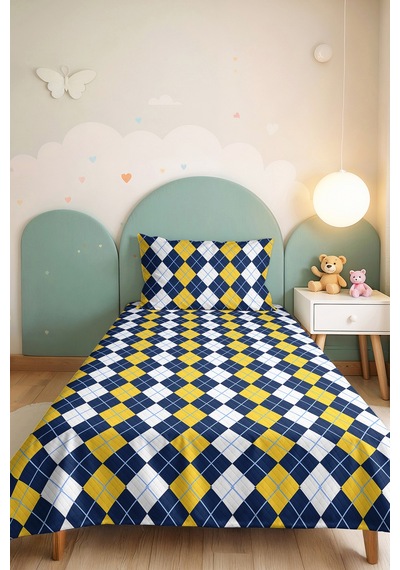 Lacivert Sarı Geometrik Genç Odası Tek Kişilik Pike Takımı - Ekose 160x220 Cm Kapitone Yatak Örtüsü Günbatımı Amber Kıyısı Lacivert Sarı Geometrik Genç Odası Tek Kişilik Pike Takımı - Ekose 160x220 Cm Kapitone Yatak Örtüsü Günbatımı Amber Kıyısı