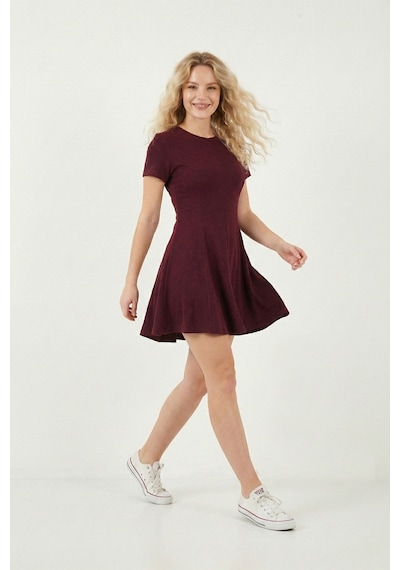Lela Bayan Elbise 5866342 Bordo Bordo