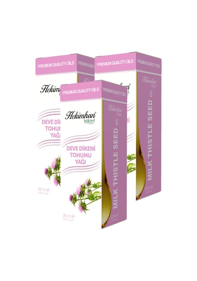Hekimhan Bitkisel Deve Dikeni Tohumu Yağı 3 x 20 ML