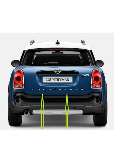 Mini Cooper Countryman R60 F60 Krom Metal 3m Bagaj Yazı Logo