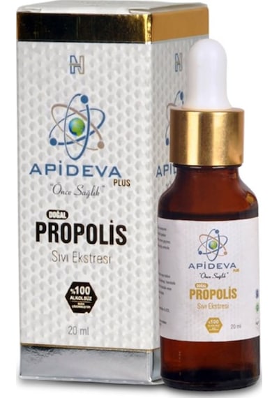 Apideva Alkolsüz Doğal Sıvı Propolis 20 ML
