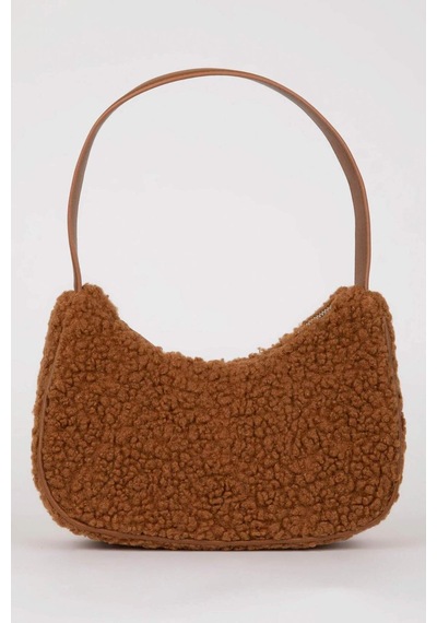 DeFacto Kadın Basic Düz Pelüş El Çantası B0802AXNSBN515