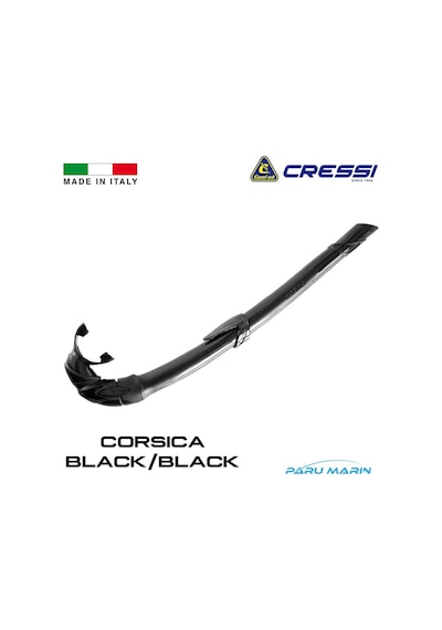 Parumarin Cressi Corsica Black / Black Şnorkel