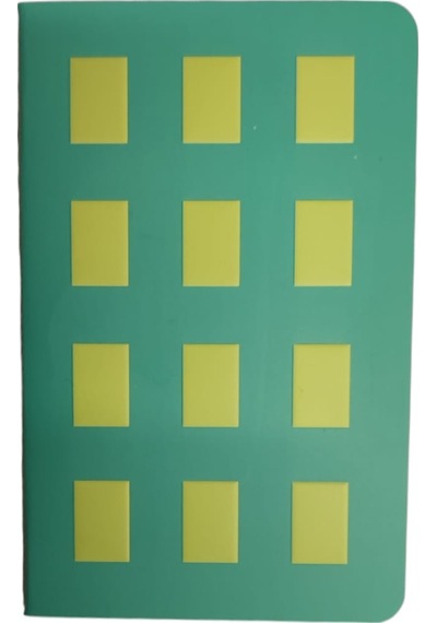 Turkuaz Mavi Çizgisiz Defter