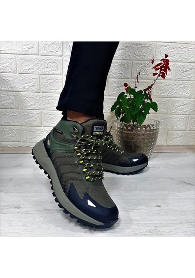 Jump 28680 Haki Waterproof Kaymaz Taban Erkek Bot 001