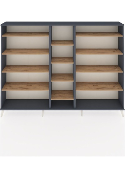 Arges Dolap 11 Raflı 220x30x163 Antrasit-antrasit/çam Antrasıt/atlas Çam - Antrasıt Arges Dolap 11 Raflı 220x30x163 Antrasit-antrasit/çam Antrasıt/atlas Çam - Antrasıt