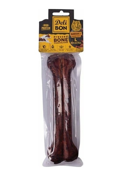 Delibon Deri Pres Barbekü Aromalı Kemik Medium 22 CM