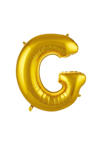34" Folyo Harf 76cm "g" Gold / Altın Altın