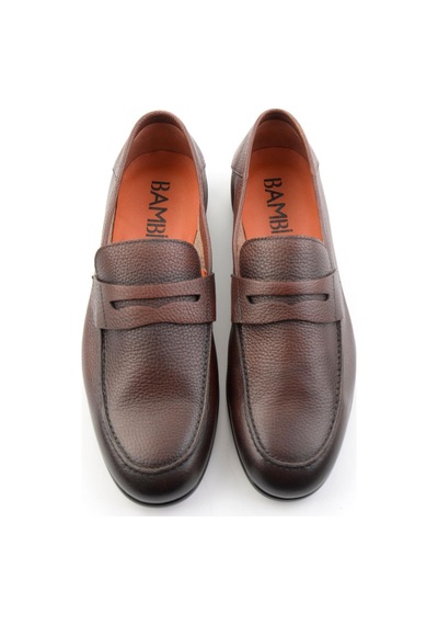 Kahve Hakiki Deri Erkek Loafer Ayakkabı E01648367040