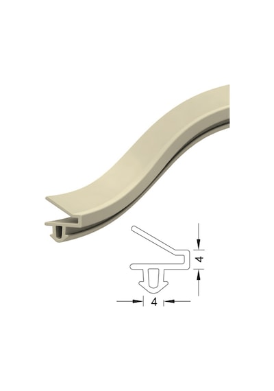 Pvc Eski Kapı Pencere Fitili Contası 25 Metre Siyah