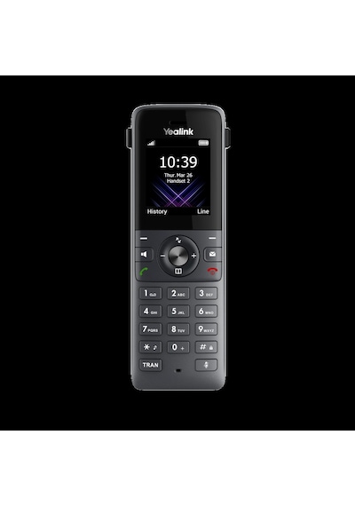 Yealınk W73h, Dect, Kablosuz Ip Telefon, Siyah, 1.8" Renkli Ekran, 35 Saat Konuşma, 400 Saat Bekleme