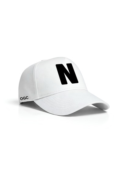 Ogc N Harfi Unisex Şapka Beyaz