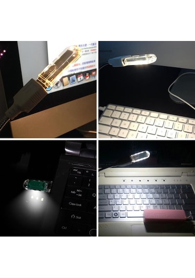 Oto4 3 Ledli Usb Işık Beyaz Renk Yüksek Aydınlarma Gücü