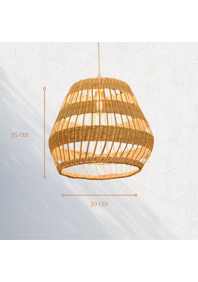 Rattan Bambu Bohem Avize Bambu