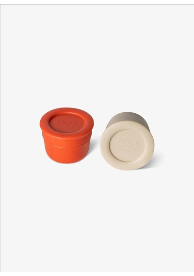 Citron Mini Sos Kapları 2'li Set - Brick / Beige 1060803