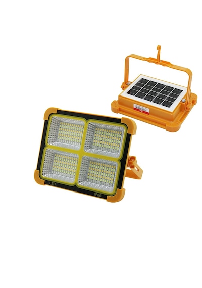 Solar Led Light Çakarlı Solar Projektör - Powerbank Kamp - Dış Mekan Güneş Enerjili 12000mah- 84x4 336led 5250 41816369