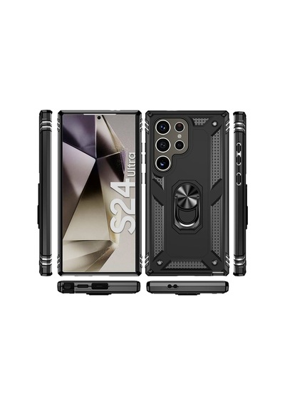 Galaxy S24 Ultra Kılıf Zore Vega Kapak Mavi