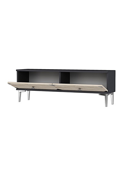 Tsa1297ats Alfa Tv Sehpası Antrasit-traverten-silver 120cm