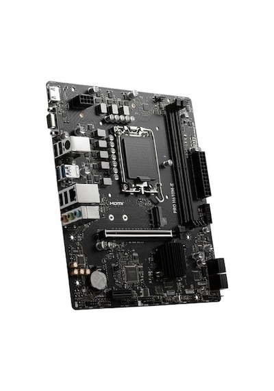 Msı Mb Pro H610m-e Soket 1700 Ddr5 5600mhz Oc Hdmı Vga M.2 Usb3.2 1x 1g Lan