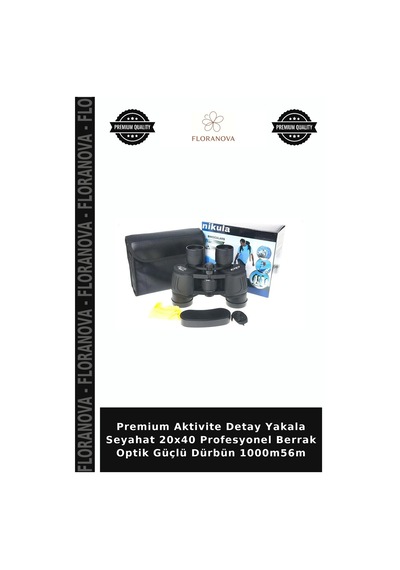 Premium Aktivite Detay Yakala Seyahat 20x40 Profesyonel Berrak Optik Güçlü Dürbün 1000m56m