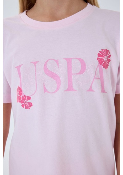U.s. Polo Assn. Kız Çocuk Pembe Pijama Takım Pembe