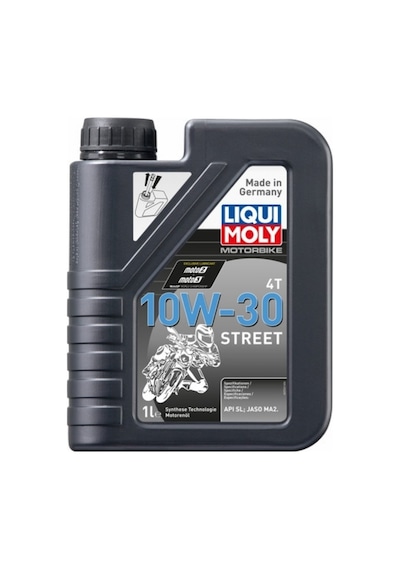 Liqui Moly 10W-30 Street 10W30 4t Sentetik Motor Yağı (4 Litre)