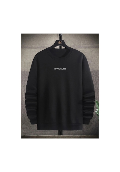 Tarzsokak Brooklyn Baskılı 3 Oversize Siyah