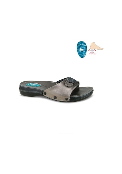 Ceyo 6500-1 Kadın Jelli Ortopedik Terlik Platin