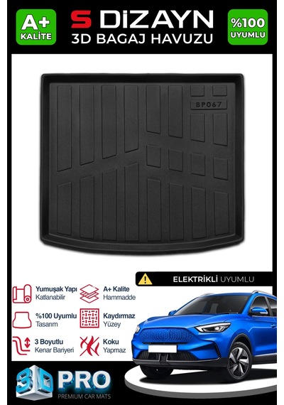 S-dizayn Mg Zs Elektrikli 3d Pro Bagaj Havuzu 2021 Üzeri A+ Kalite