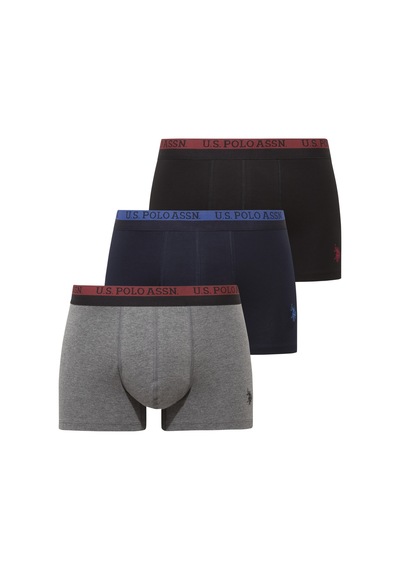 U.s. Polo Assn. Erkek Siyah - Antrasit - Lacivert 3 Lü Boxer Siyah - Antrasit - Lacivert U.s. Polo Assn. Erkek Siyah - Antrasit - Lacivert 3 Lü Boxer Siyah - Antrasit - Lacivert