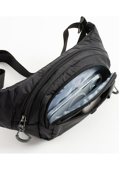 Sanmorris Unisex Paraşüt Kumaş Suya Dayanıklı 3 Bölmeli Body Bag Sı-6036 Vizon